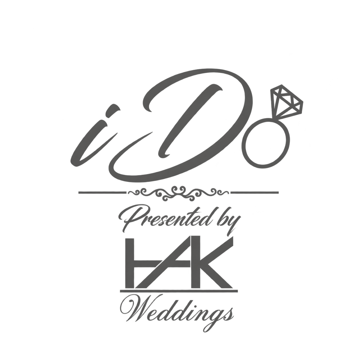 Elegant Monochrome Wedding Logo